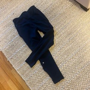 Lululemon 7/8 tights*brushed (navy)
